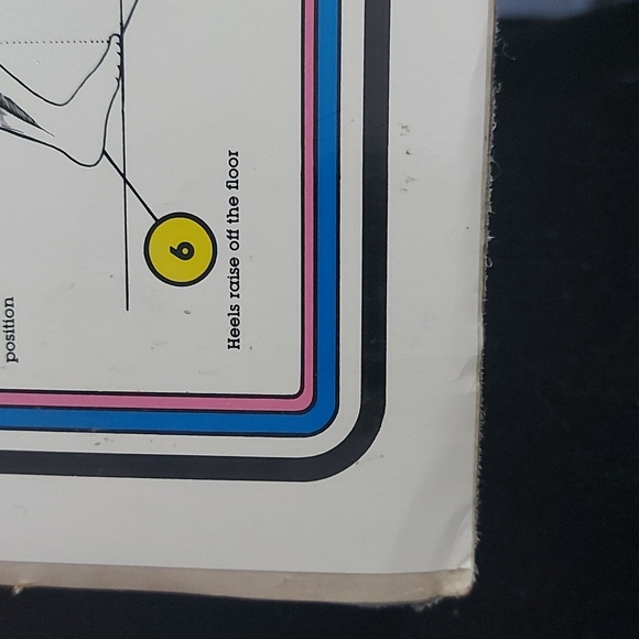 1984 Vintage Bruce Algra Squat Workout Fitnus Chart Series Fitness 16" x 11" - Picture 3 of 5